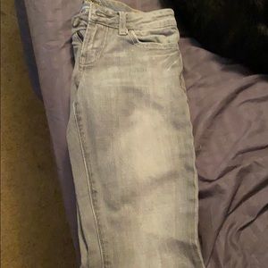 Size 2 Grey American Eagle Skinny Jeans